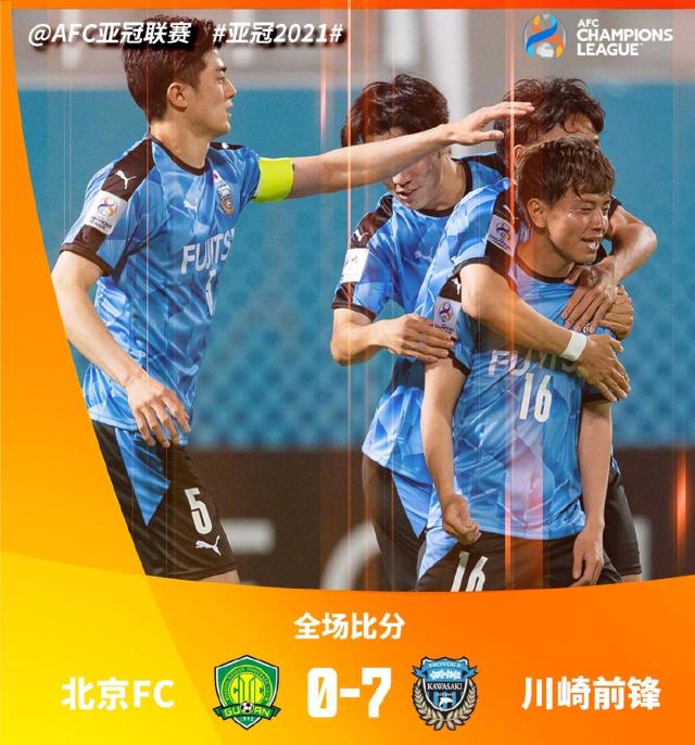 28圈娱乐-【亚冠】国安0比7川崎 创中超队亚冠最惨失利